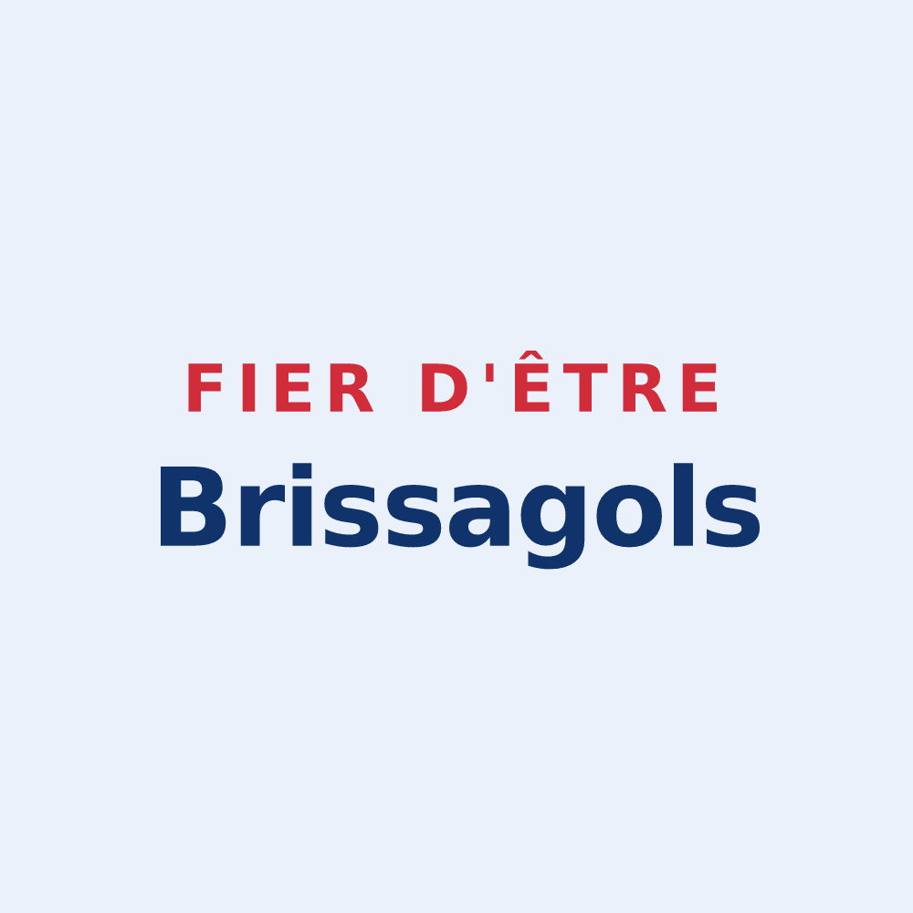 Sticker « Fier d'être Brissagols » — design pour Brissac