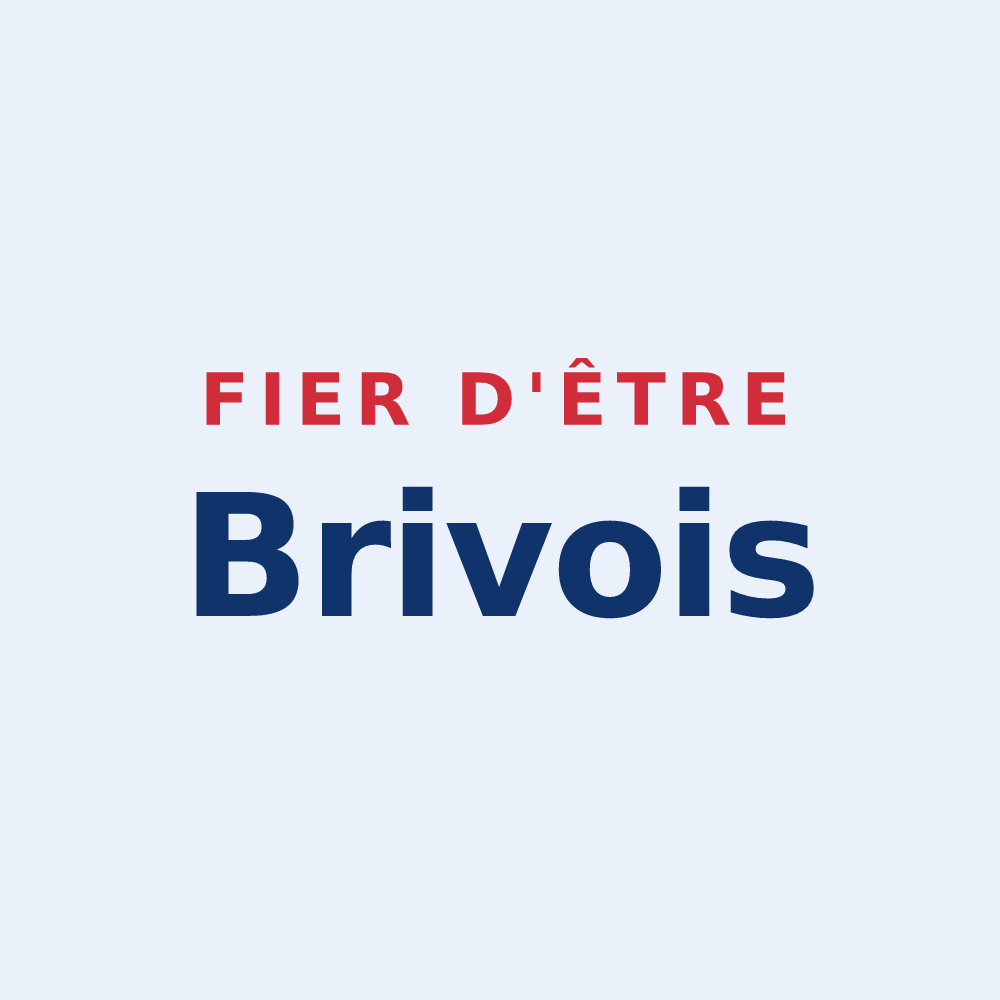 Sticker « Fier d'être Brivois » — design pour Brives-sur-Charente