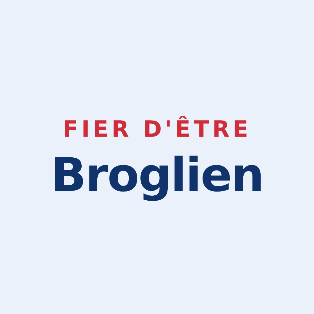 Sticker « Fier d'être Broglien » — design pour Broglie