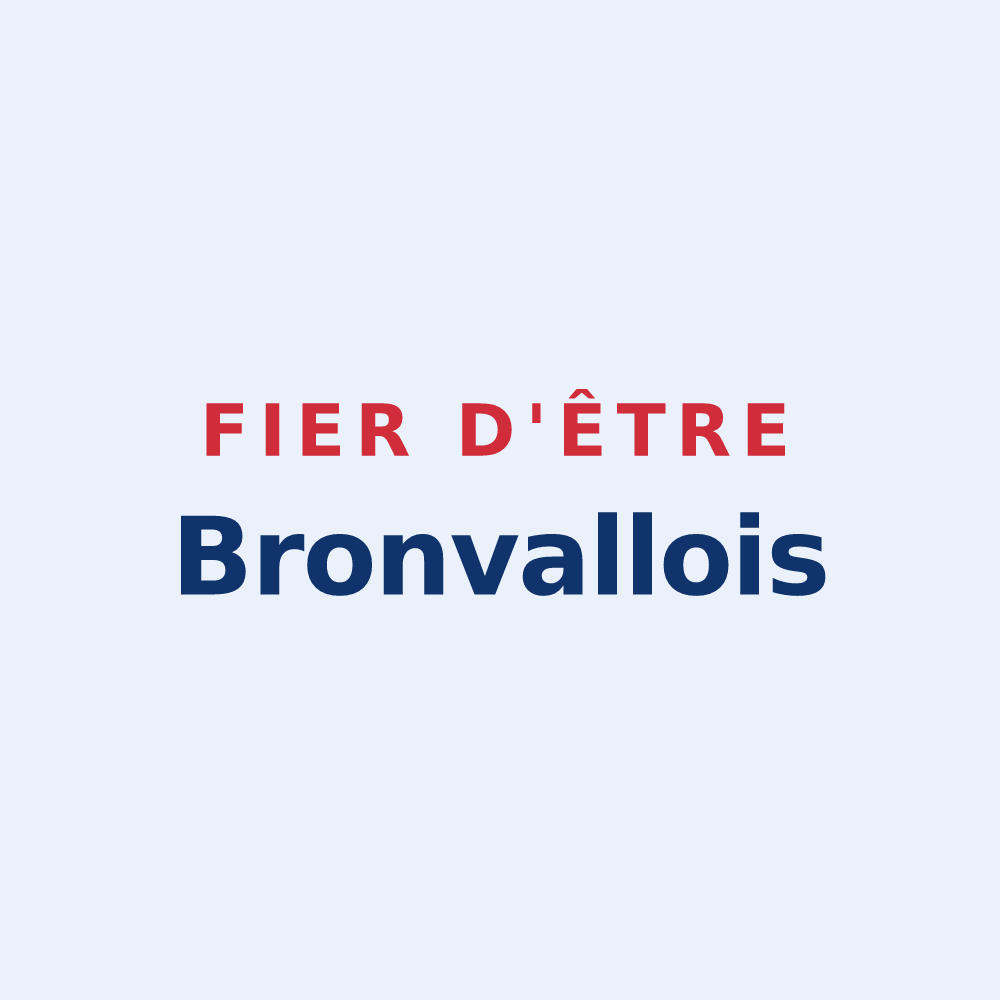 Sticker « Fier d'être Bronvallois » — design pour Bronvaux
