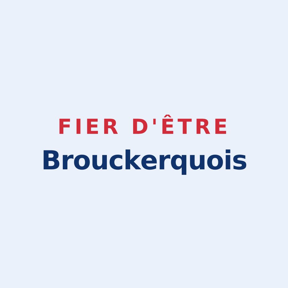 Sticker « Fier d'être Brouckerquois » — design pour Brouckerque