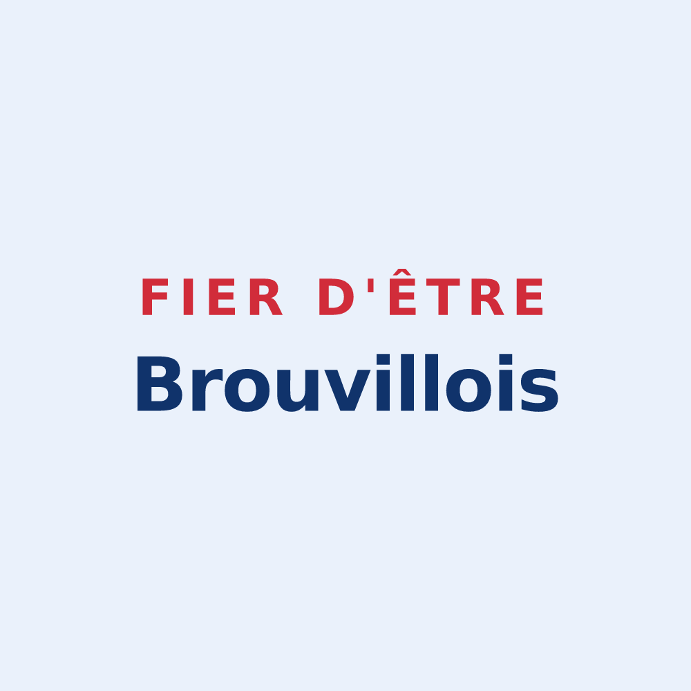 Sticker « Fier d'être Brouvillois » — design pour Brouville