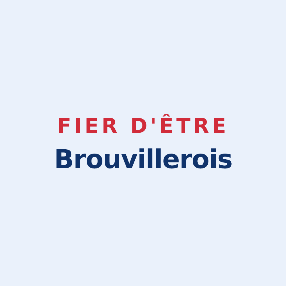 Sticker « Fier d'être Brouvillerois » — design pour Brouviller