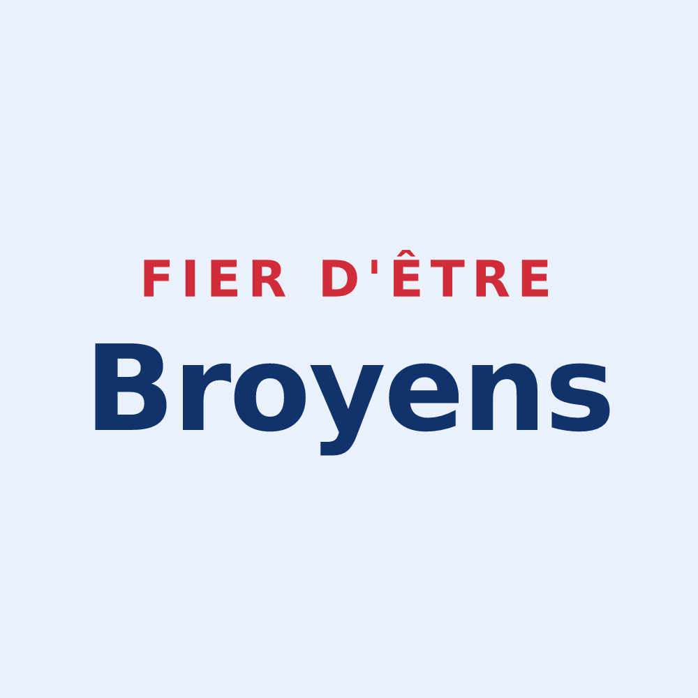 Sticker « Fier d'être Broyens » — design pour Broye