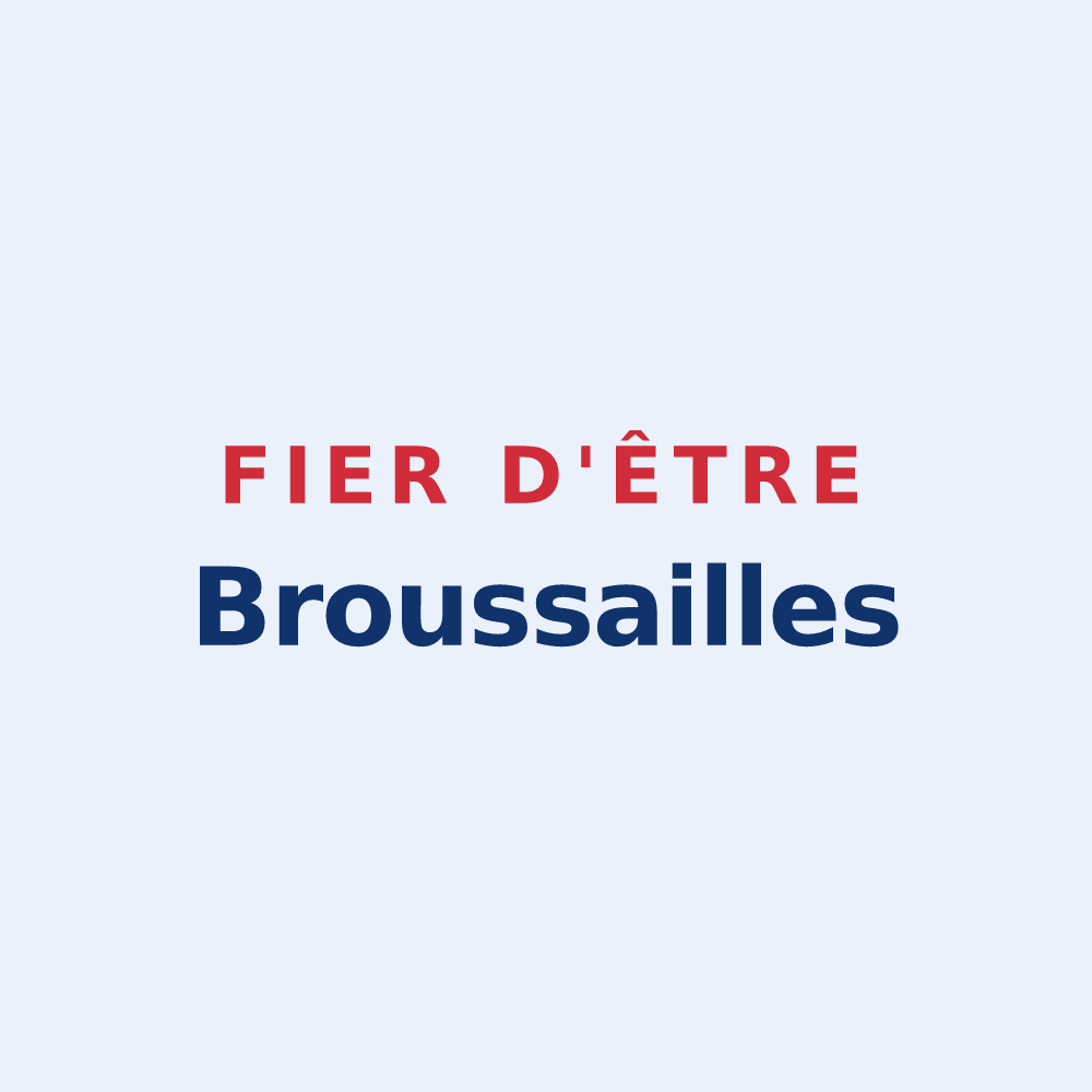 Sticker « Fier d'être Broussailles » — design pour Brû