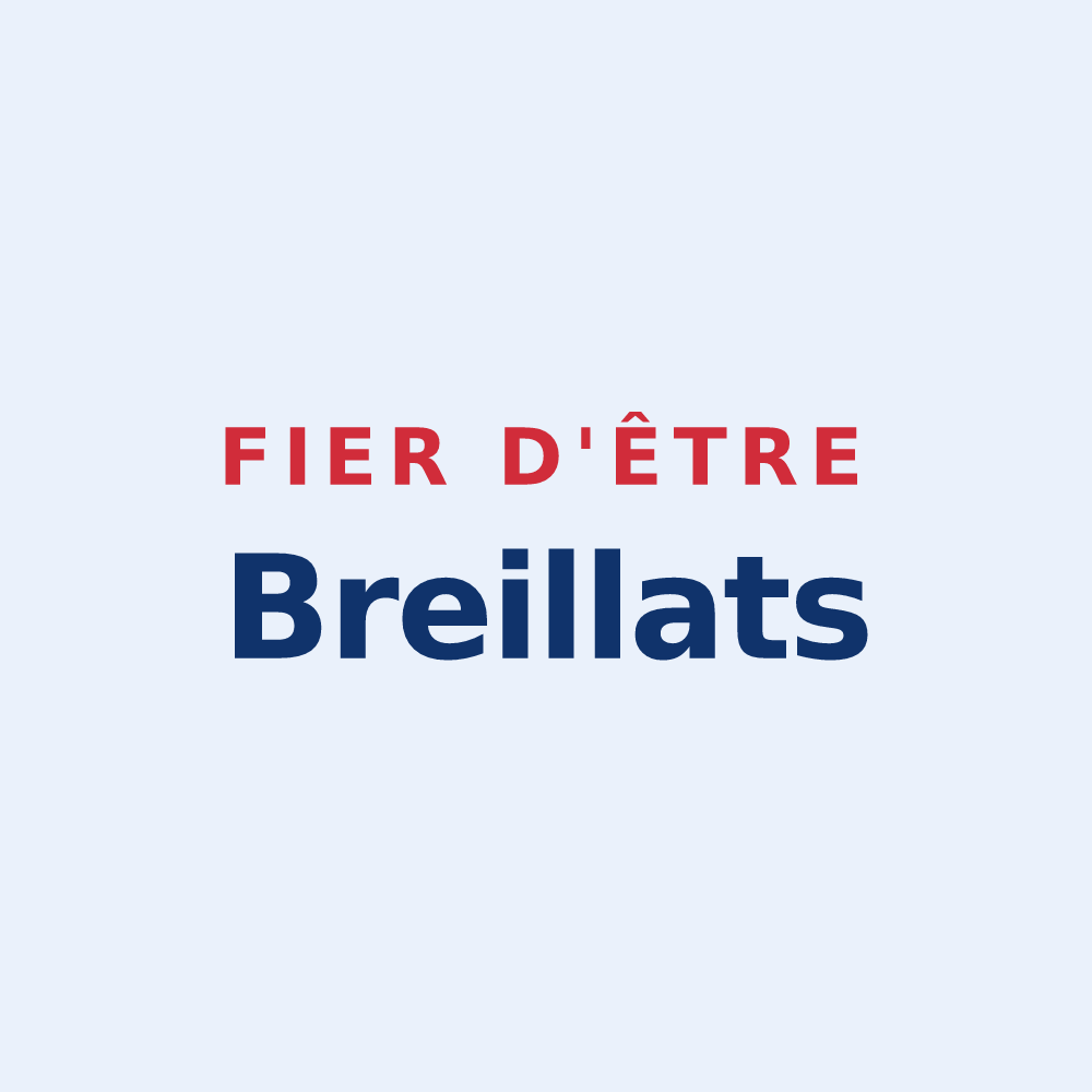 Sticker « Fier d'être Breillats » — design pour Bruailles