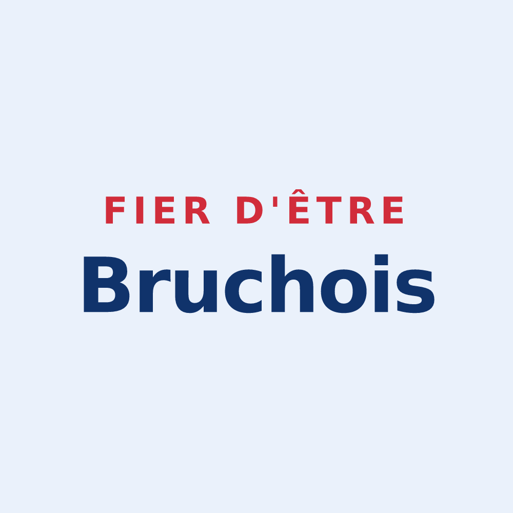 Sticker « Fier d'être Bruchois » — design pour Bruch