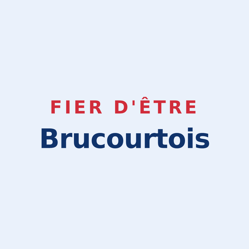Sticker « Fier d'être Brucourtois » — design pour Brucourt