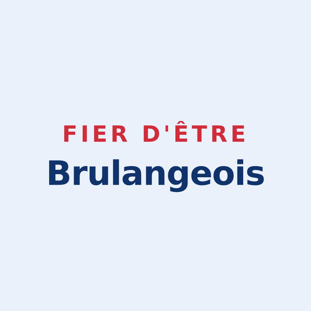 Sticker « Fier d'être Brulangeois » — design pour Brulange