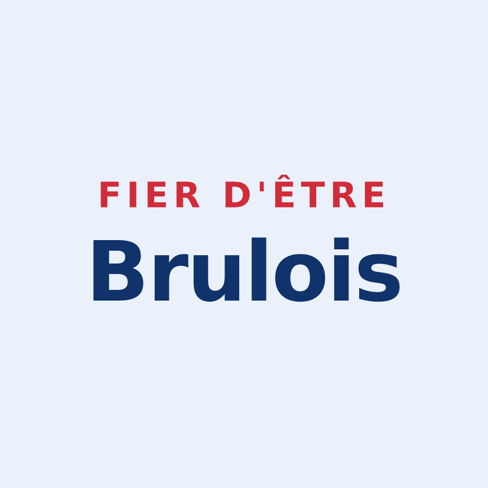 Sticker « Fier d'être Brulois » — design pour Bruley