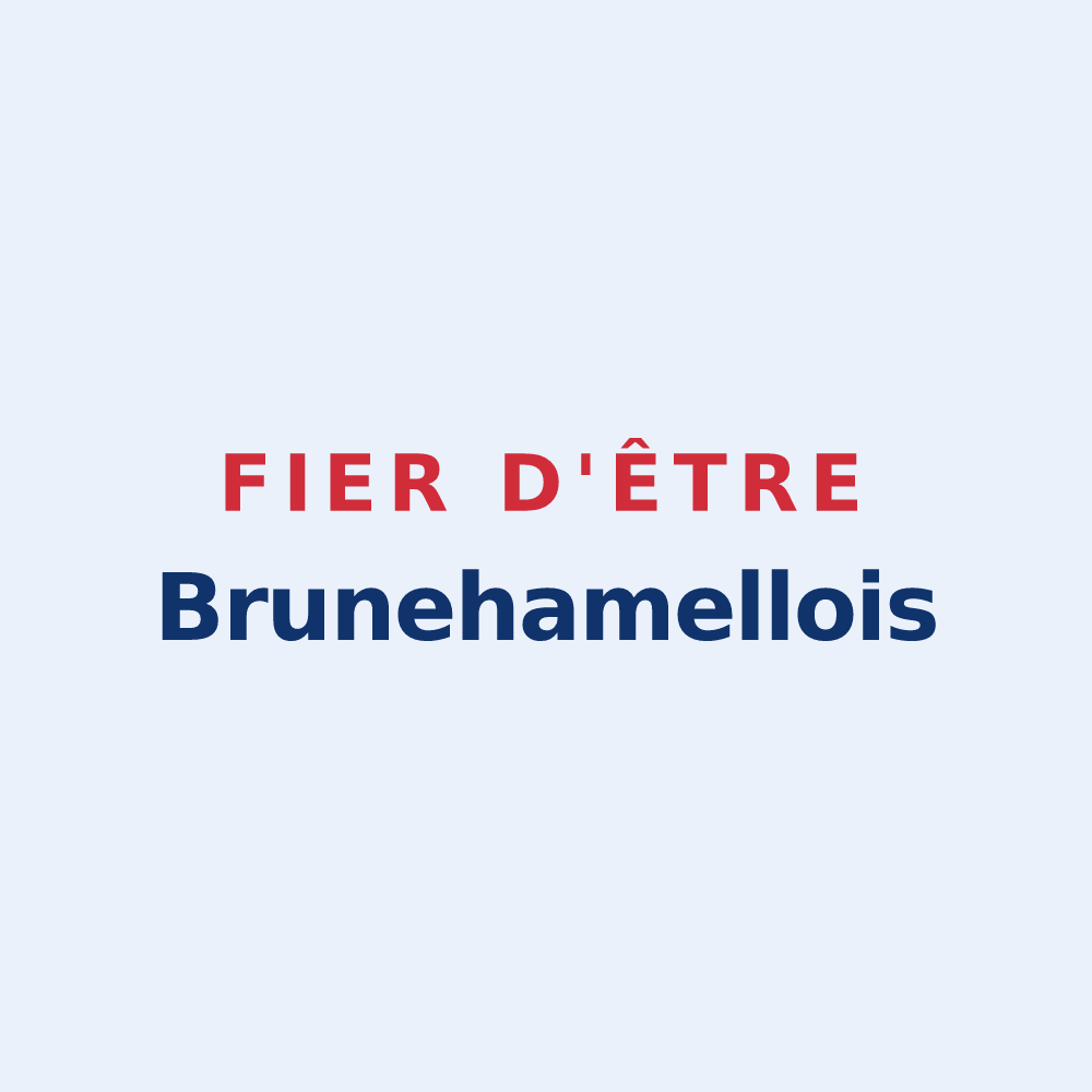Sticker « Fier d'être Brunehamellois » — design pour Brunehamel