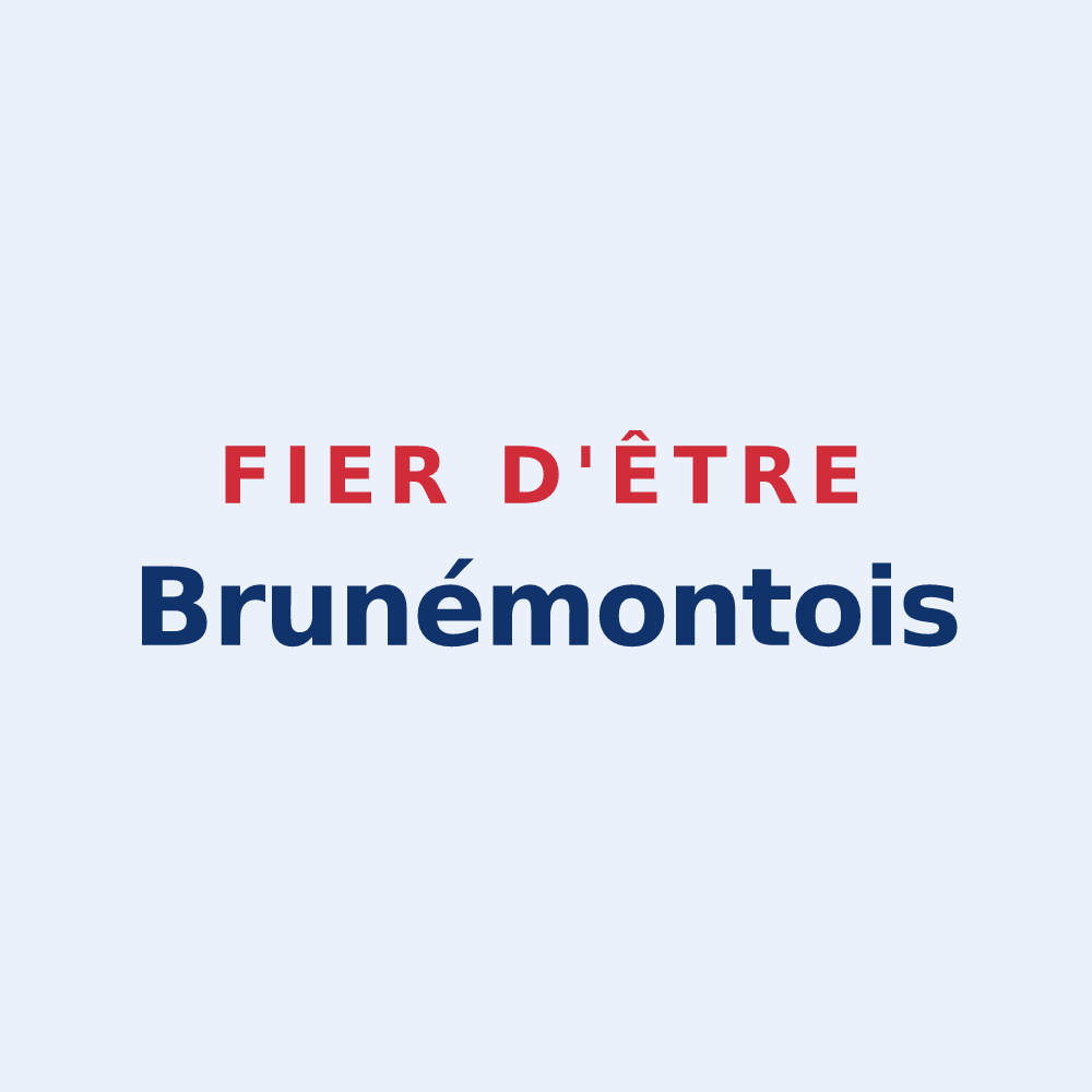 Sticker « Fier d'être Brunémontois » — design pour Brunémont