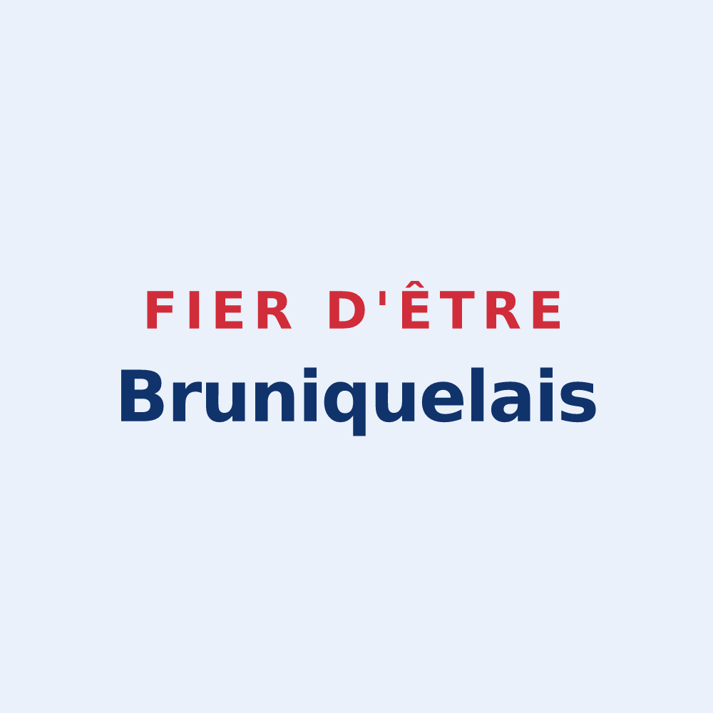 Sticker « Fier d'être Bruniquelais » — design pour Bruniquel