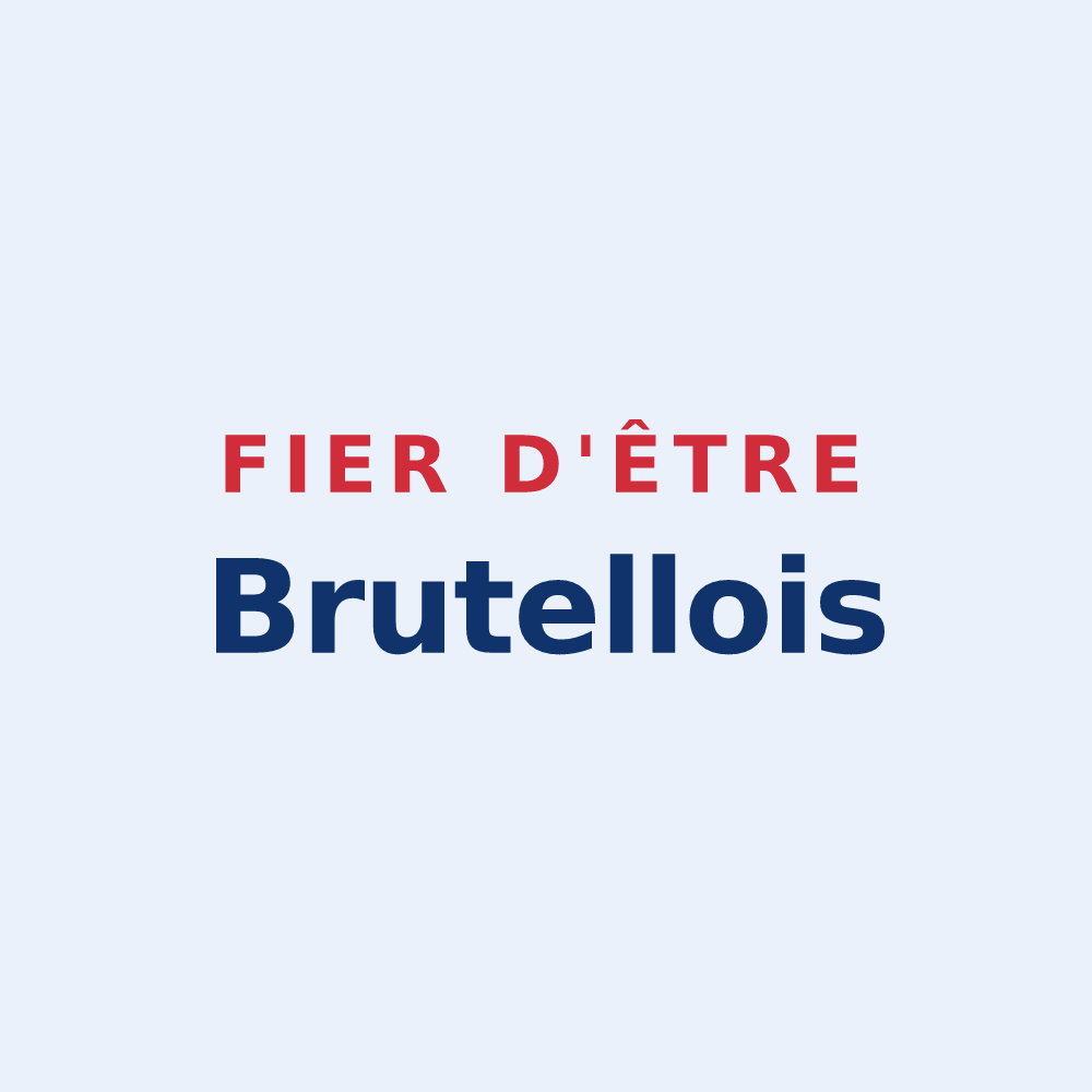 Sticker « Fier d'être Brutellois » — design pour Brutelles