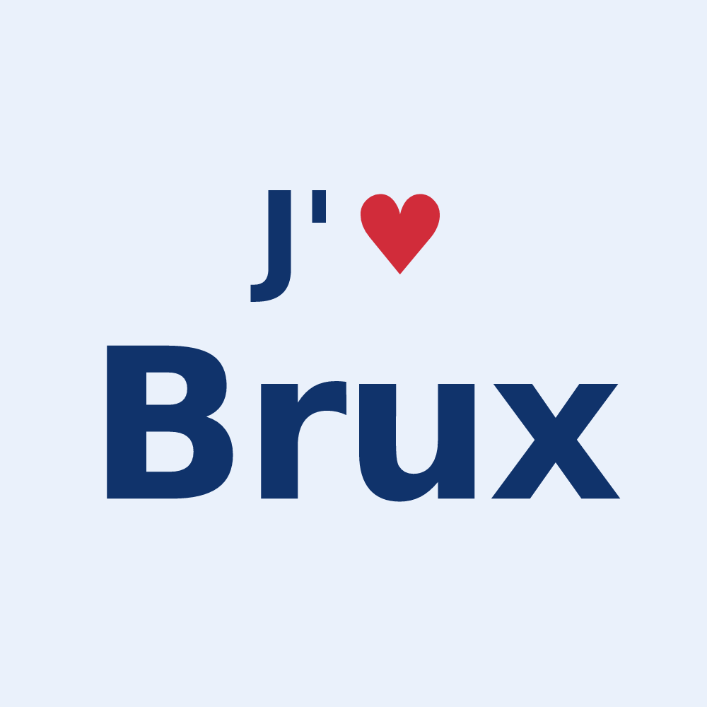 Sticker personnalisé Brux — design J'aime Brux