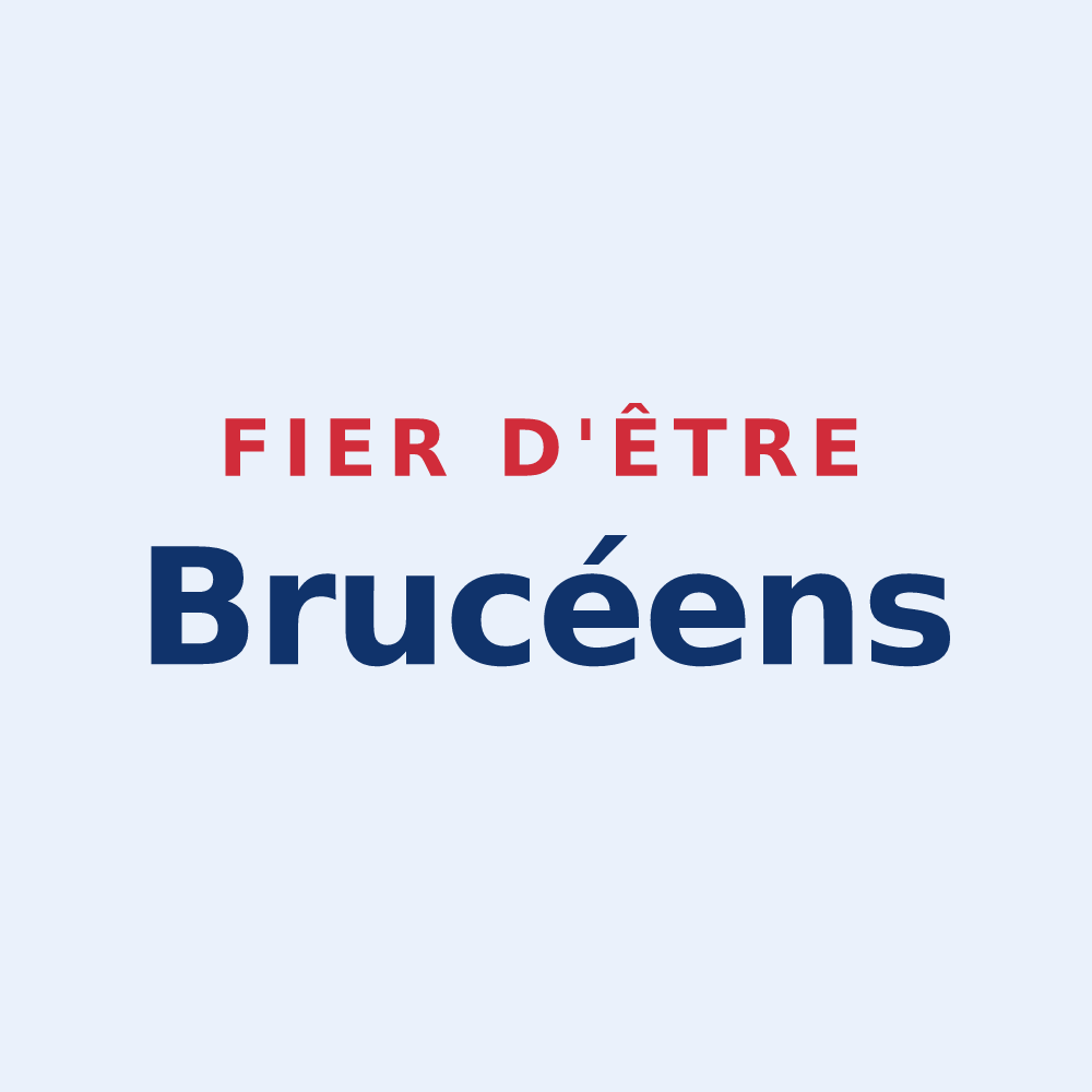 Sticker « Fier d'être Brucéens » — design pour Brux