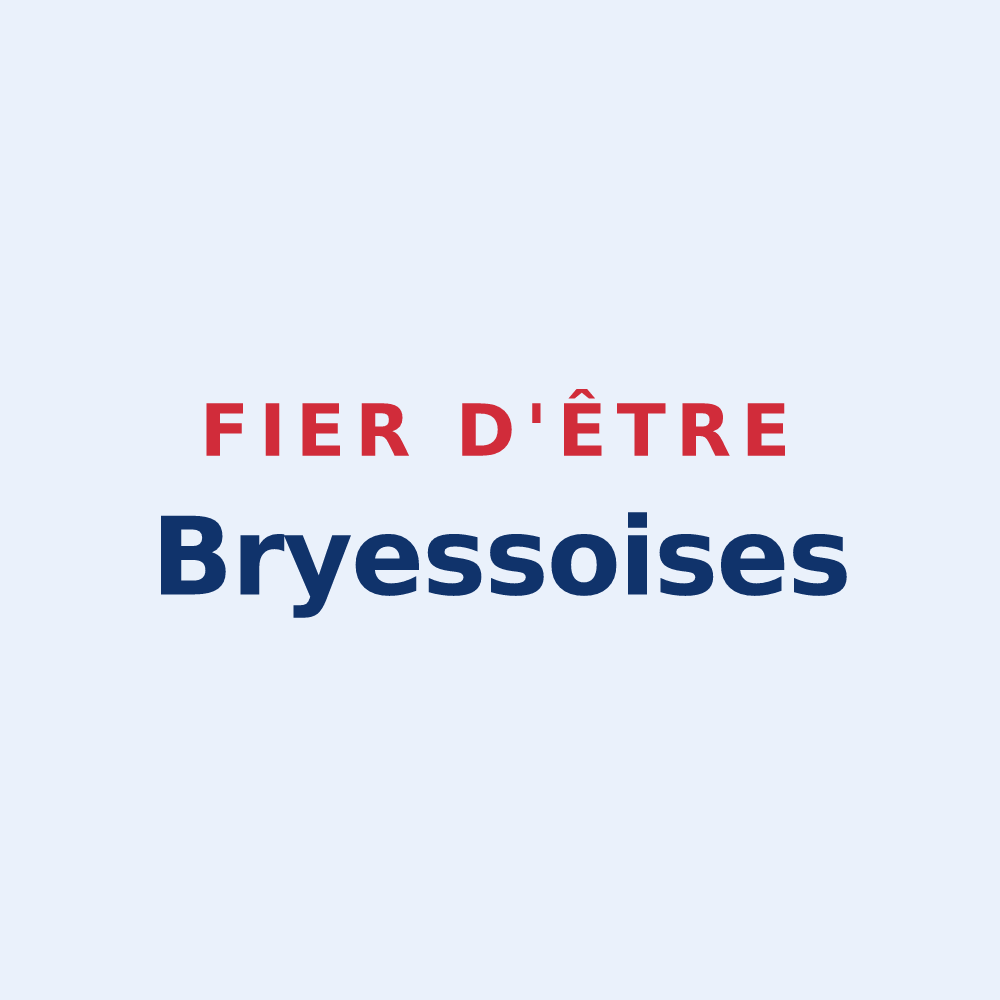 Sticker « Fier d'être Bryessoises » — design pour Bry