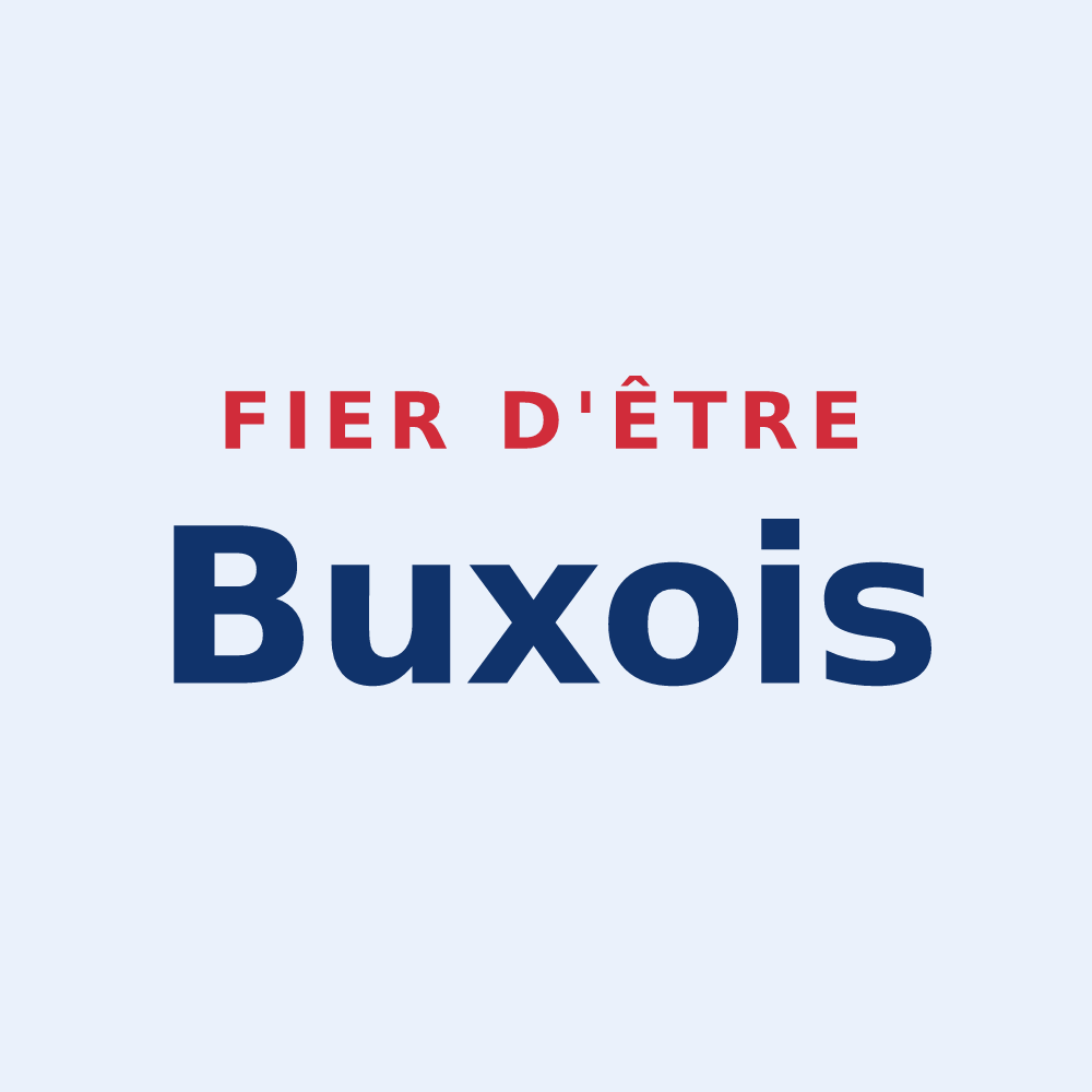 Sticker « Fier d'être Buxois » — design pour Bû