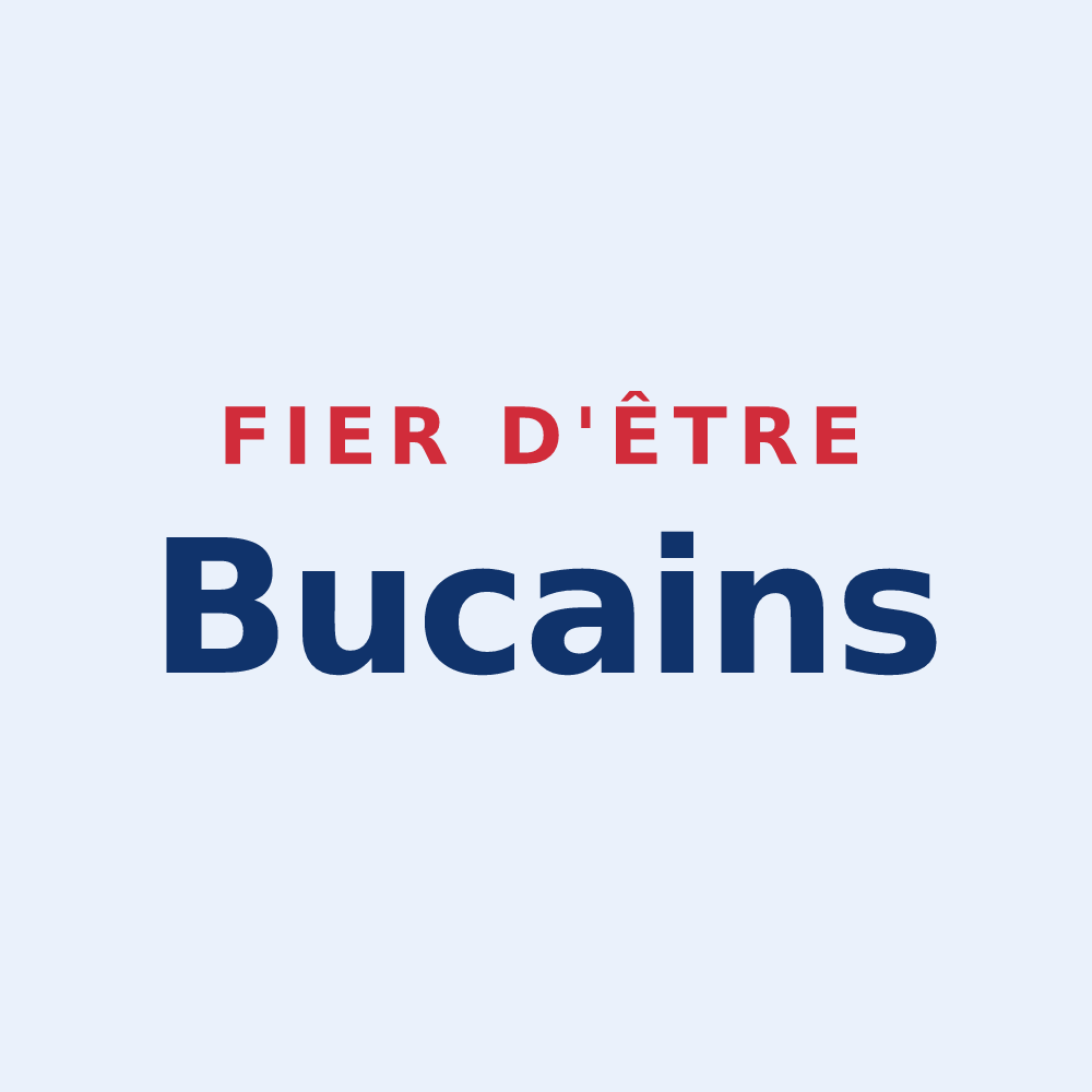 Sticker « Fier d'être Bucains » — design pour Buc