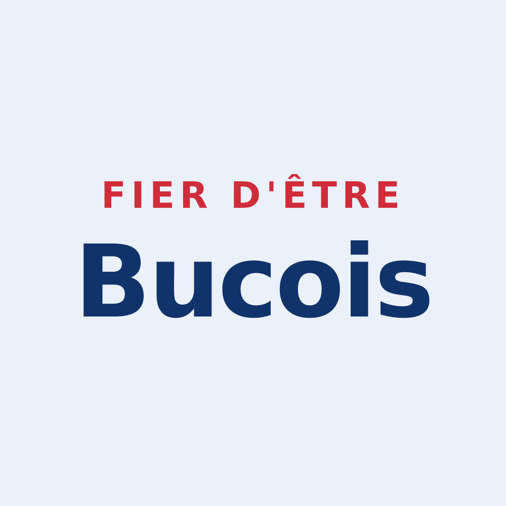 Sticker « Fier d'être Bucois » — design pour Buc