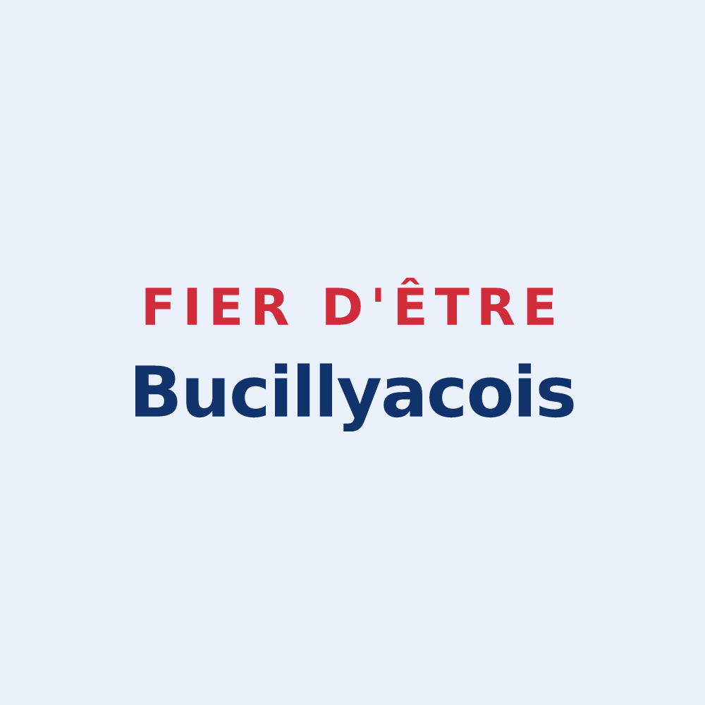 Sticker « Fier d'être Bucillyacois » — design pour Bucilly