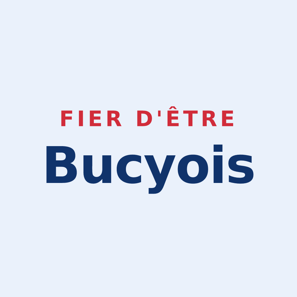 Sticker « Fier d'être Bucyois » — design pour Bucy-lès-Cerny