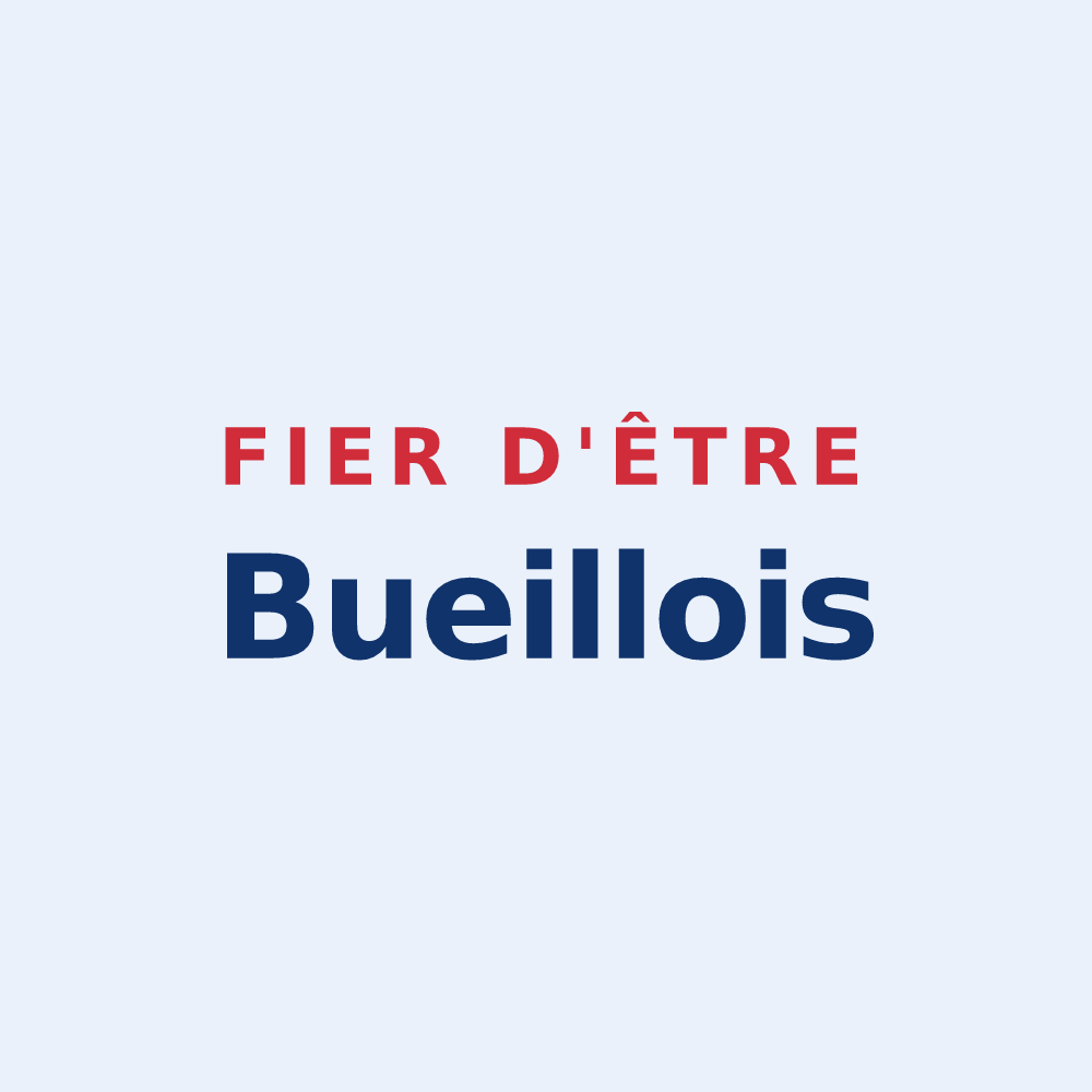 Sticker « Fier d'être Bueillois » — design pour Bueil