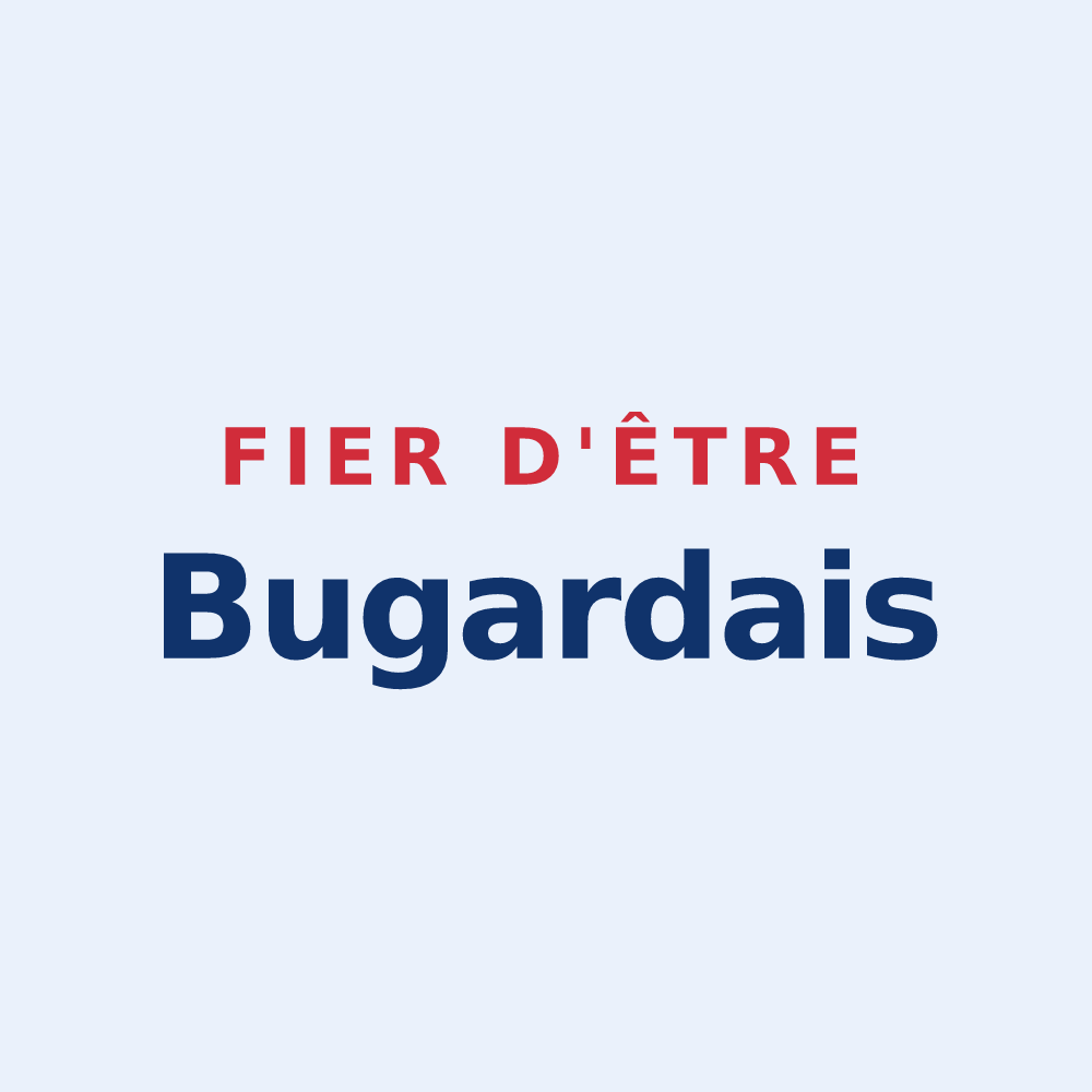 Sticker « Fier d'être Bugardais » — design pour Bugard