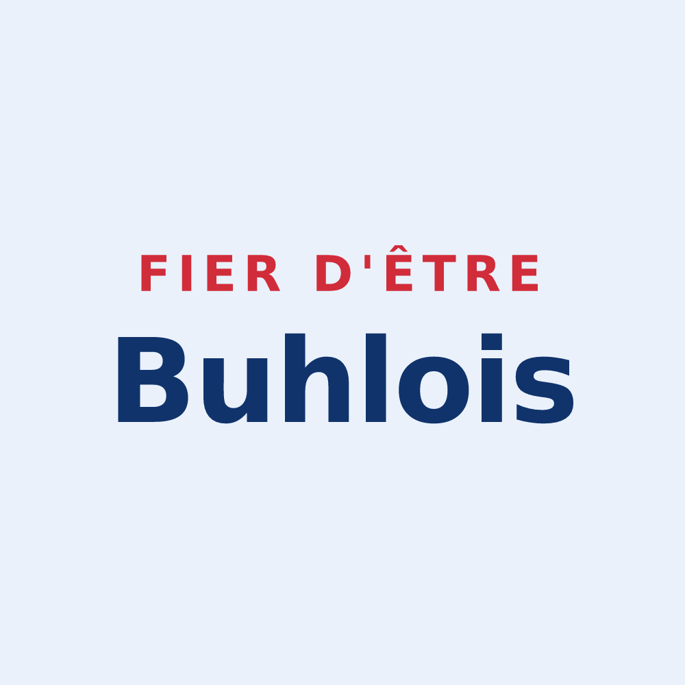 Sticker « Fier d'être Buhlois » — design pour Buhl