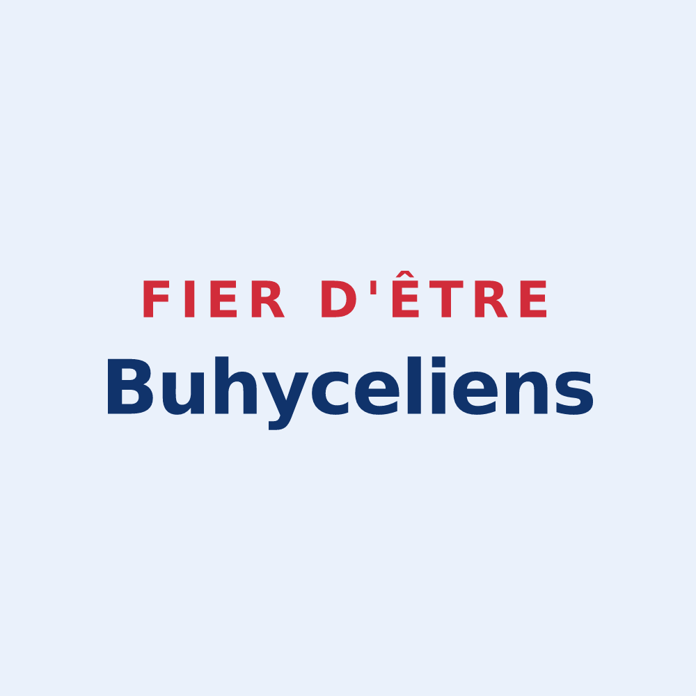 Sticker « Fier d'être Buhyceliens » — design pour Buhy