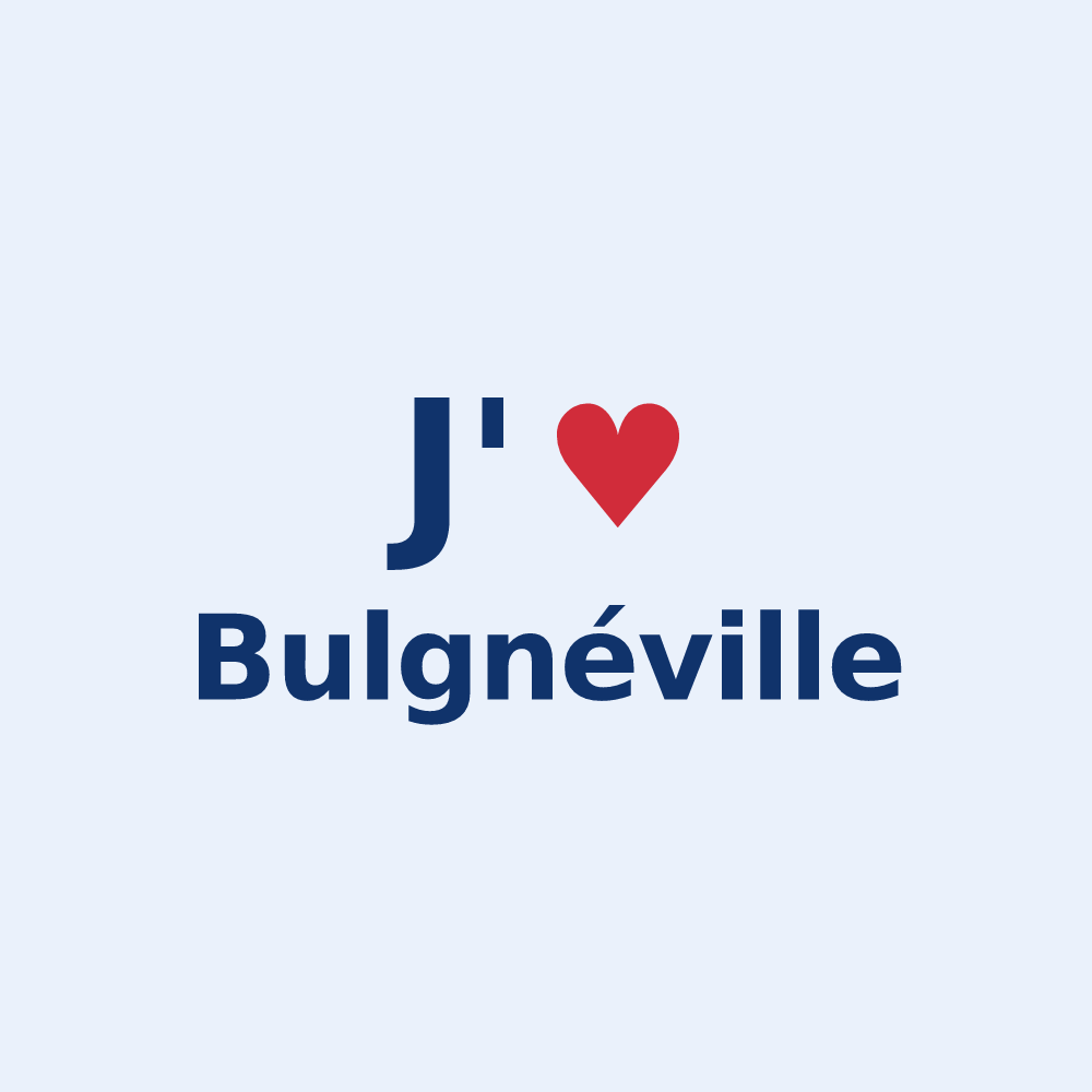 Sticker personnalisé Bulgnéville — design J'aime Bulgnéville