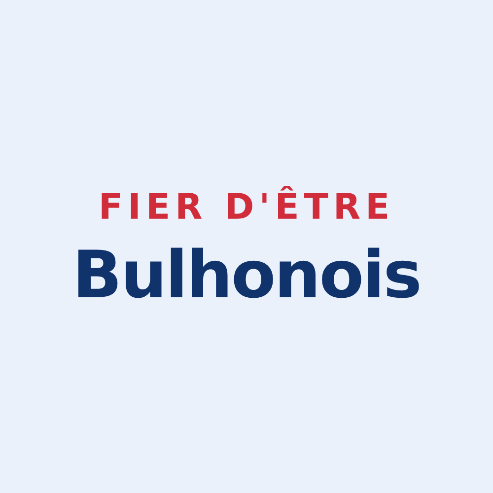 Sticker « Fier d'être Bulhonois » — design pour Bulhon