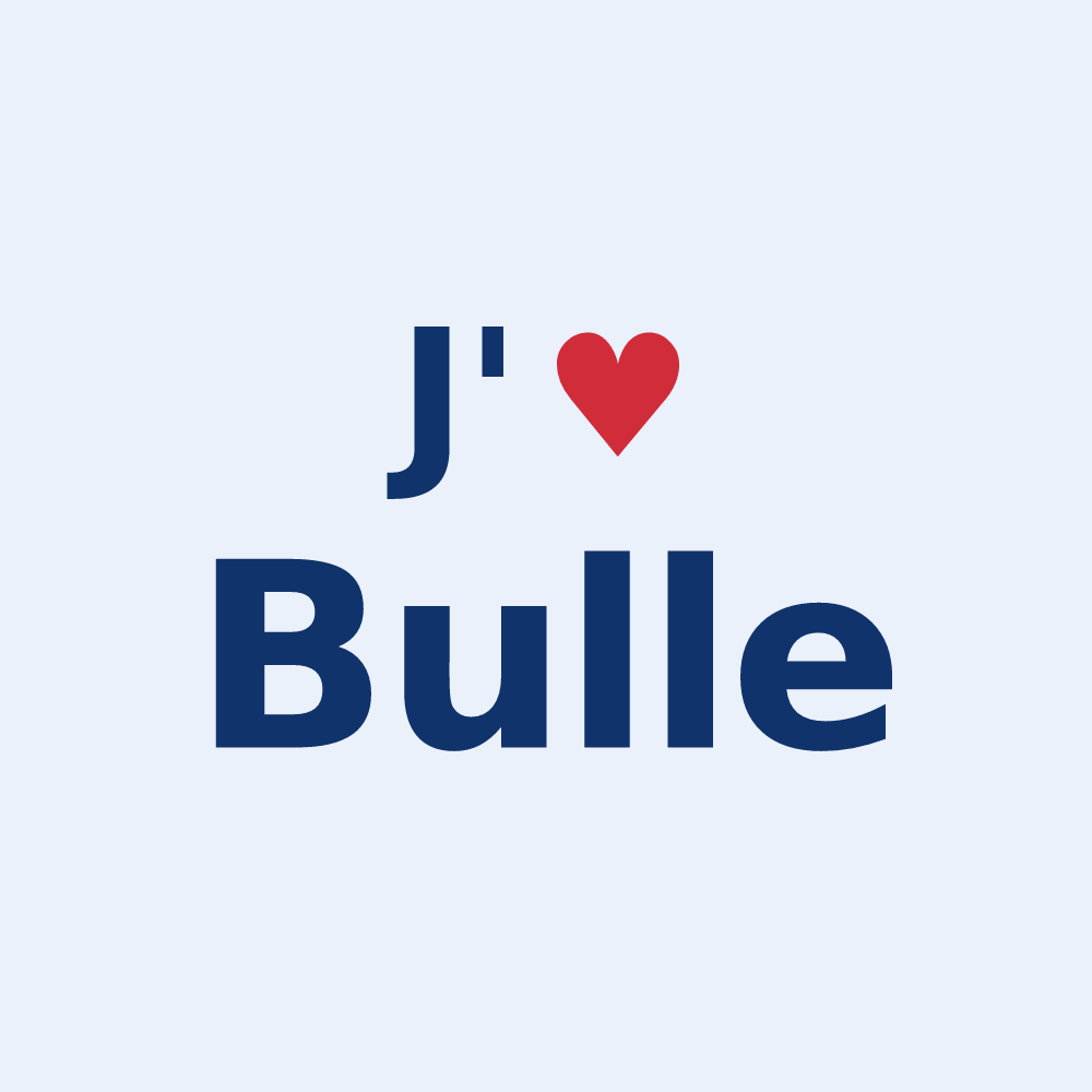 Sticker personnalisé Bulle — design J'aime Bulle