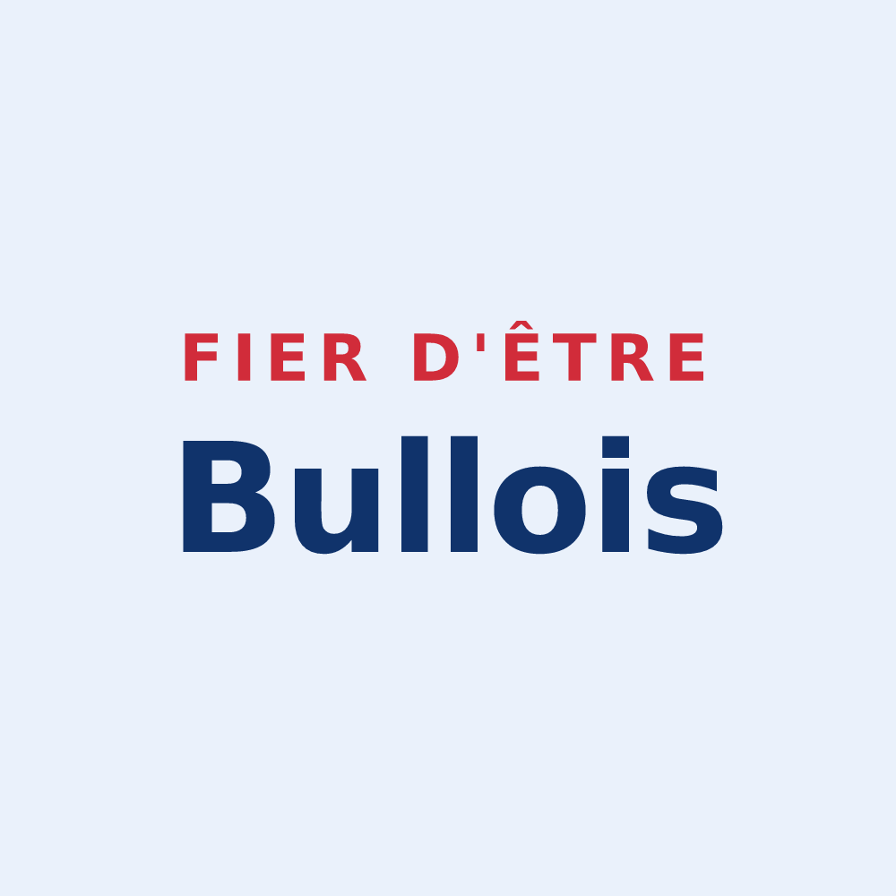 Sticker « Fier d'être Bullois » — design pour Bulles