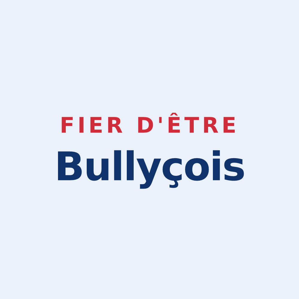 Sticker « Fier d'être Bullyçois » — design pour Bully