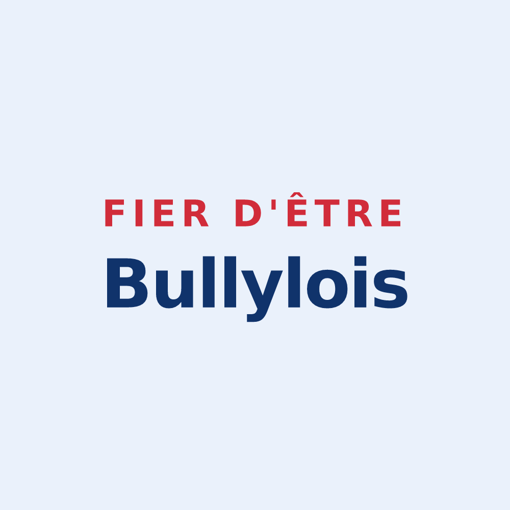 Sticker « Fier d'être Bullylois » — design pour Bully