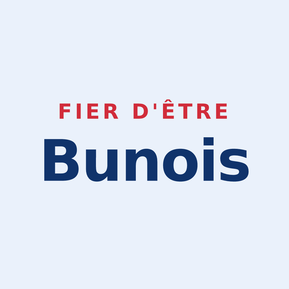 Sticker « Fier d'être Bunois » — design pour Bun