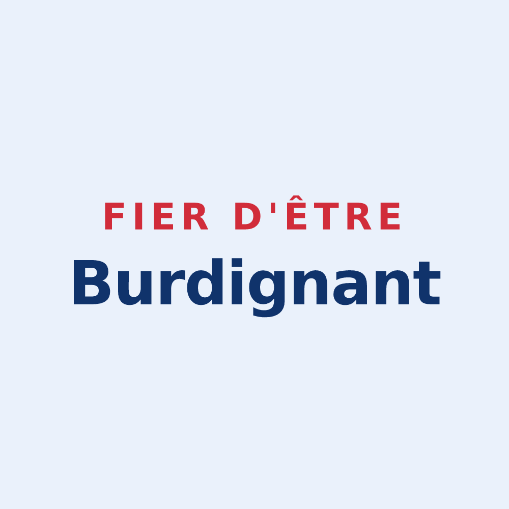 Sticker « Fier d'être Burdignant » — design pour Burdignes