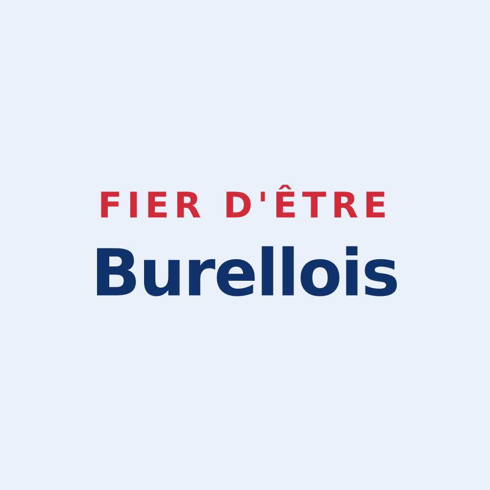 Sticker « Fier d'être Burellois » — design pour Burelles