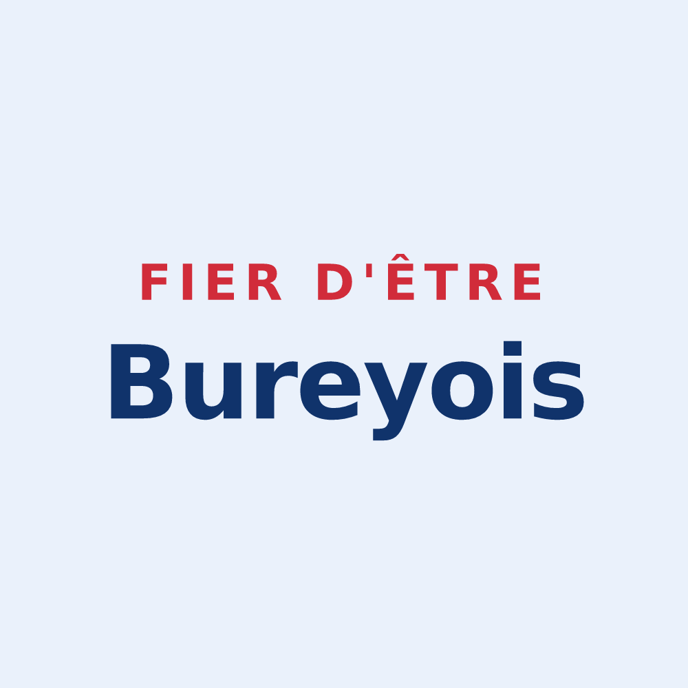 Sticker « Fier d'être Bureyois » — design pour Burey
