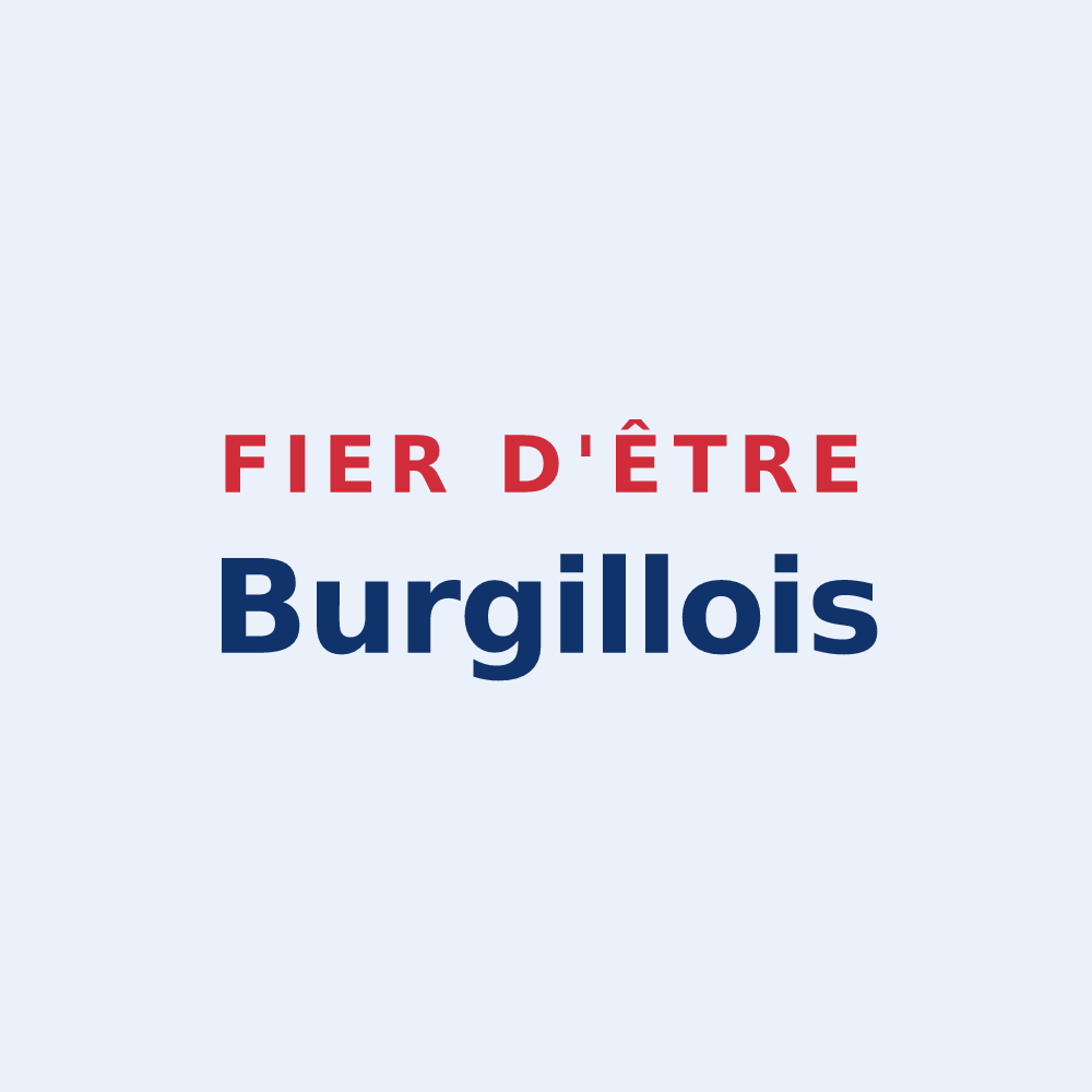 Sticker « Fier d'être Burgillois » — design pour Burgille