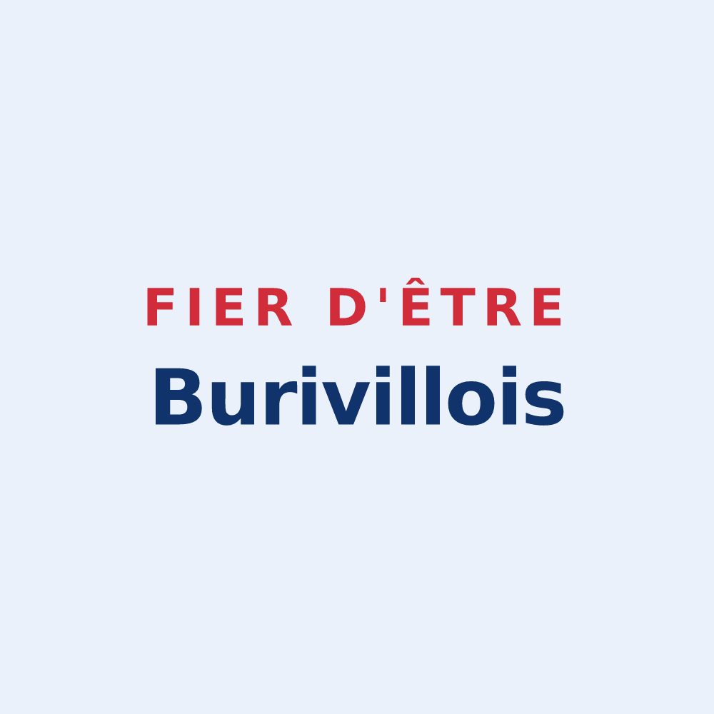 Sticker « Fier d'être Burivillois » — design pour Buriville