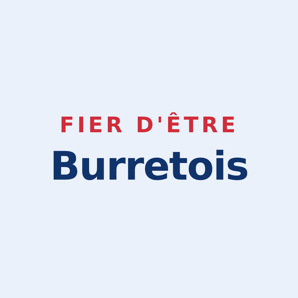 Sticker « Fier d'être Burretois » — design pour Burret