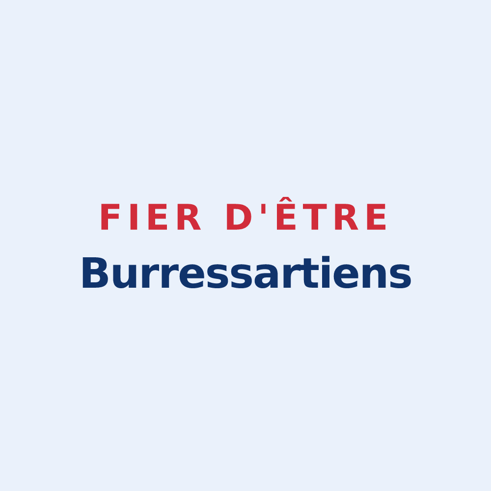 Sticker « Fier d'être Burressartiens » — design pour Bursard
