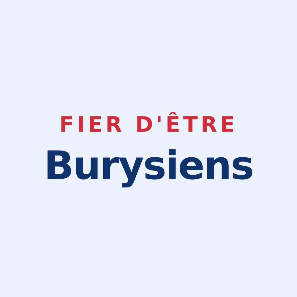 Sticker « Fier d'être Burysiens » — design pour Bury