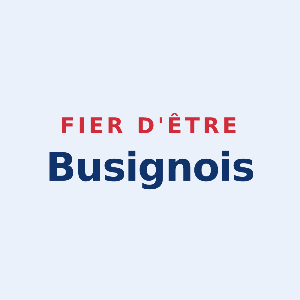 Sticker « Fier d'être Busignois » — design pour Busigny