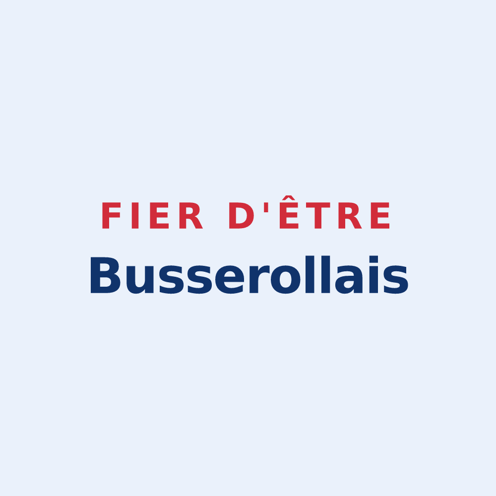 Sticker « Fier d'être Busserollais » — design pour Busserolles