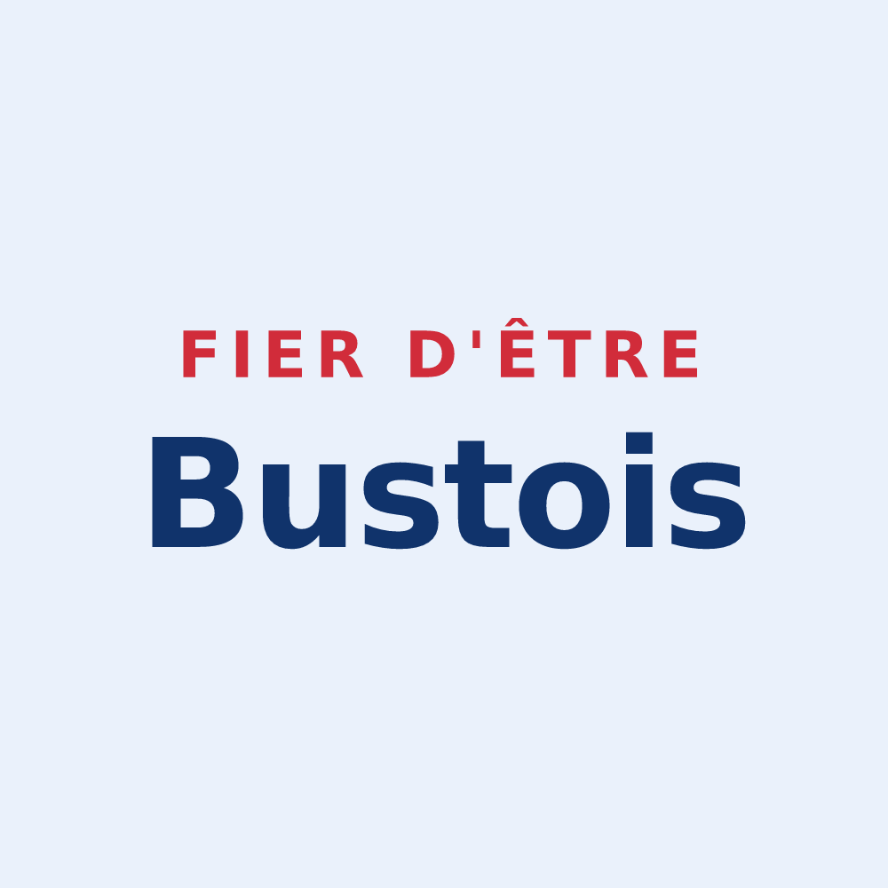 Sticker « Fier d'être Bustois » — design pour Bust