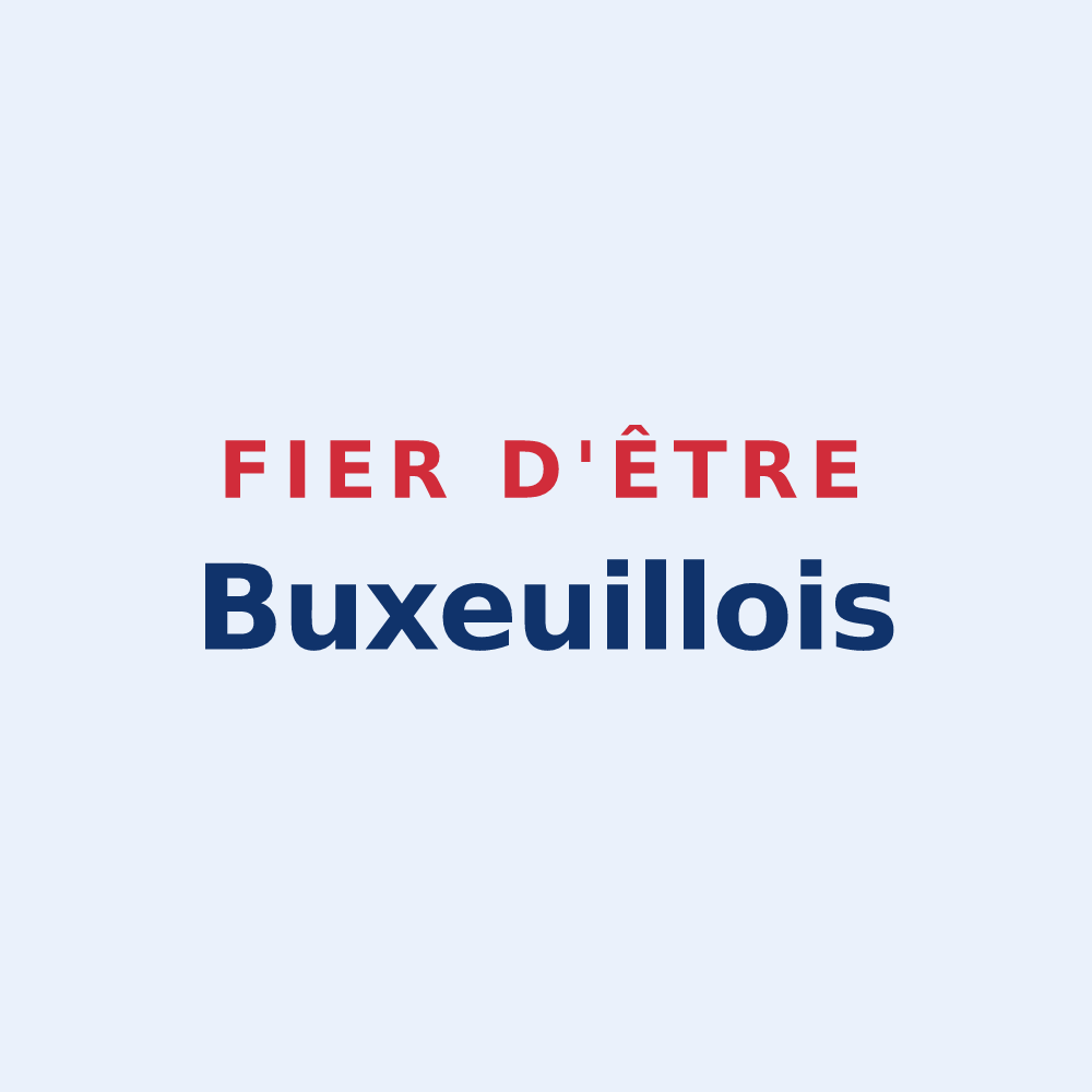 Sticker « Fier d'être Buxeuillois » — design pour Buxeuil