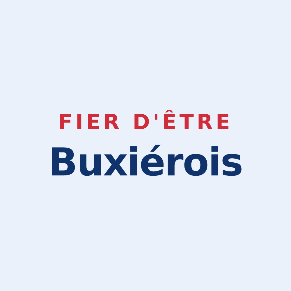 Sticker « Fier d'être Buxiérois » — design pour Buxières-les-Mines